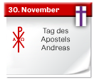 30. November | Tag des Apostels Andreas