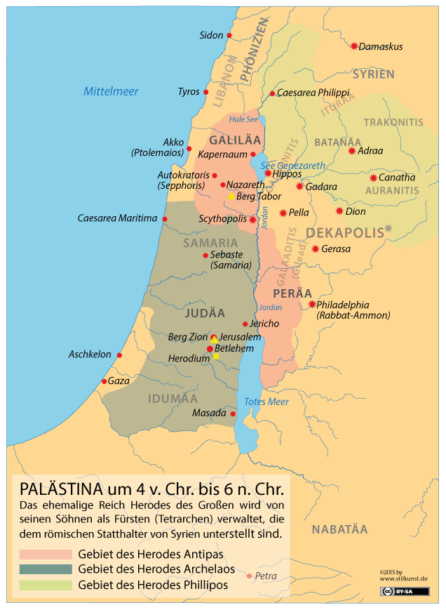 Israel bibel landkarte