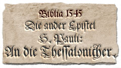 Der 2. Brief des Paulus an die Thessalonicher