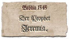 Prophet Jeremia