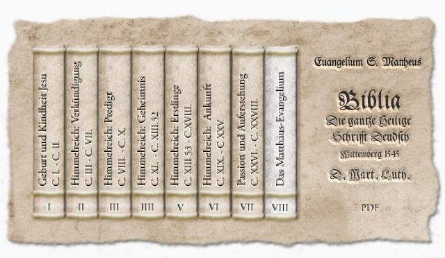 Textauswahl: Das Evangelium nach Matthäus