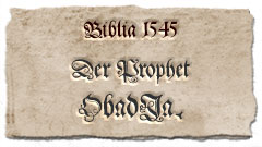 Prophet Obadja