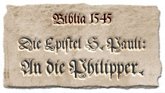 Der Brief des Paulus an die Philipper