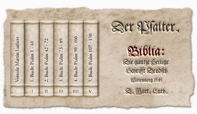Textauswahl: Der Psalter