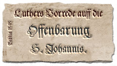 Vorrede zur Offenbarung des Johannes