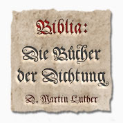 Logo Biblia: Die Bücher der Dichtung