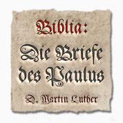 Logo Biblia: Die Briefe des Pualus