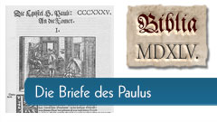 Die Briefe des Paulus