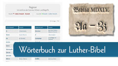 Wörterbuch zur Lutherbibel von 1545