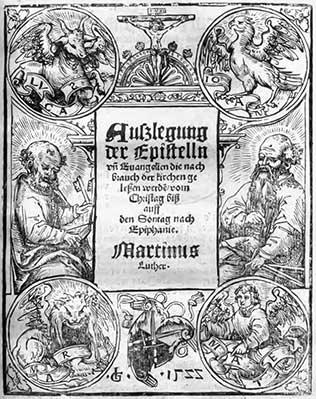 Petrus, Paulus und die Evangelisten