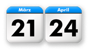 Karfreitag zwischen dem 20. März und dem 23. April