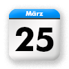 25. März