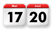 Sonntag Trinitatis zwischen dem 17. Mai und dem 20. Juni