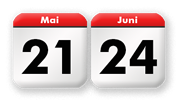 Fronleichnam zwischen dem 21. Mai und dem 24. Juni