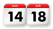 Der 4. Sonntag nach Trinitatis liegt zwischen dem<br>14. Juni und dem 18. Juli eines Jahres.