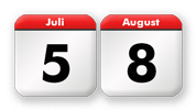 Der 7. Sonntag nach Trinitatis liegt zwischen dem<br>5. Juli und dem 8. August eines Jahres.