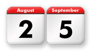 Der 11. Sonntag nach Trinitatis liegt zwischen dem<br>2. August und dem 5. September eines Jahres.