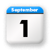 Der meteorologische Herbstbeginn ist immer der 1. September eines Jahres.