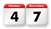 Der 20. Sonntag nach Trinitatis liegt zwischen dem<br>4. Oktober und dem 7. November eines Jahres.