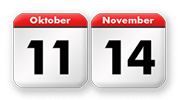 Der 21. Sonntag nach Trinitatis liegt zwischen dem<br>11. Oktober und dem 14. November eines Jahres.