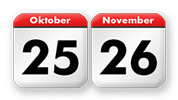 Der 23. Sonntag nach Trinitatis liegt zwischen dem<br>25. Oktober und dem 26. November eines Jahres.