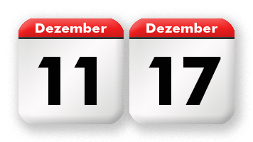 3. Advent zwischen dem 11. Dezember und dem 17. Dezember