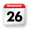 2. Weihnachtstag am 26. Dezember