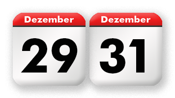 1. Christsonntag zwischen dem 29. Dezember und dem 31. Dezember