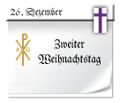 Symbol: Zweiter Weihnachtstag