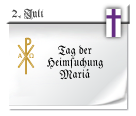 Symbol: Tag der Heimsuchung Mariä