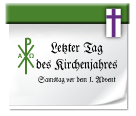 Ende des Kirchenjahres