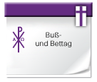 Symbol: Buß- und Bettag