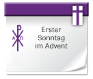 Symbol: Erster Sonntag im Advent