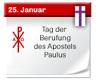 Symbol: Tag der Berufung des Apostels Paulus