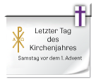 Ende des Kirchenjahres