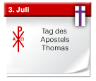 Symbol: Tag des Apostels Thomas (3. Juli)