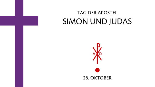 Tag der Apostel Simon und Judas | Grafik: © Sabrina | Reiner | www.stilkunst.de | Lizenz CC BY-SA