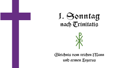 1. Sonntag nach Trinitatis