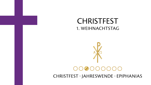 Christfest I | 1. Weihnachtstag | Grafik: © Sabrina | Reiner | www.stilkunst.de | Lizenz CC BY-SA