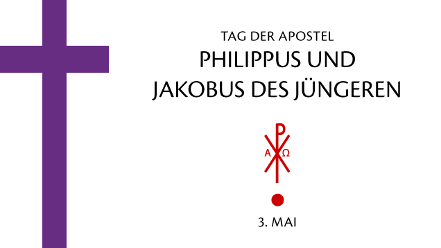 Tag der Apostel Philippus und Jakobus des Jüngeren | Grafik: © Sabrina | Reiner | www.stilkunst.de | Lizenz CC BY-SA