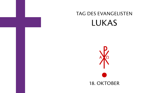 Tag des Evangelisten Lukas | Grafik: © Sabrina | Reiner | www.stilkunst.de | Lizenz CC BY-SA