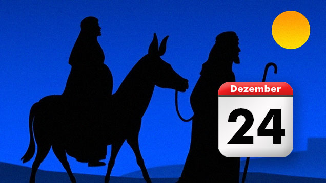 4. Advent am 24. Dezember | Grafik: Geschütztes Bildmaterial