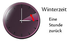 Zeitumstellung auf Winterzeit