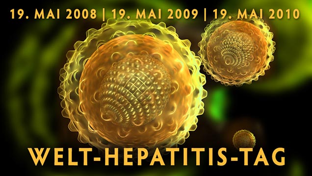 19. Mai 2008 | 19. Mai 2009 | 19. Mai 2010 | Welt-Hepatitis-Tag | Grafik: © Sabrina | Reiner | www.stilkunst.de | Based on copyrighted picture