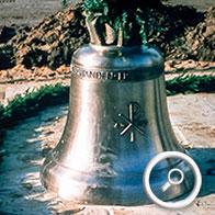 Die dritte Glocke der evangelischen Versöhnungskirche in Rüsselsheim