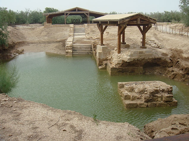 al-Maghtas, die Taufstätte »Bethanien jenseits des Jordans« | Foto: Nasib Bitar, Wikimedia Commons, User:Producer, Lizenz: Creative Commons, CC BY-SA