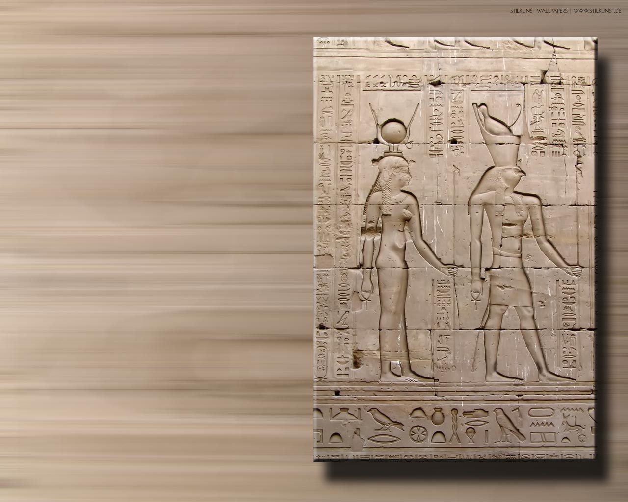 Hathor und Horus | 1280 x 1024px | Bild: ©by Sabrina | Reiner | www.stilkunst.de | Lizenz: CC BY-SA