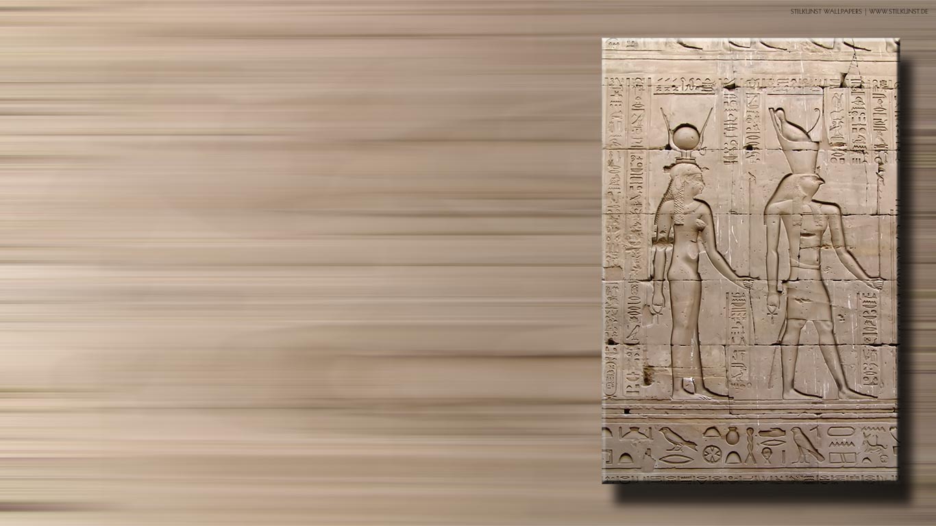 Hathor und Horus | 1366 x 768px | Bild: ©by Sabrina | Reiner | www.stilkunst.de | Lizenz: CC BY-SA