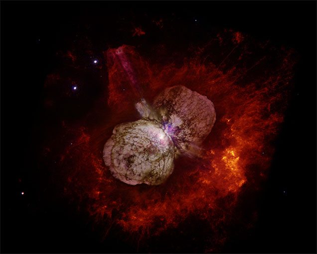 Eta Carinae, Aufnahme des Hubble-Weltraumteleskops