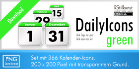 Titelbild Download DailyIcons green